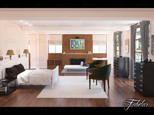 Bedroom 87 3D Model