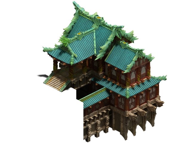 Jade Building – Alcohol Pavilion 3D Model