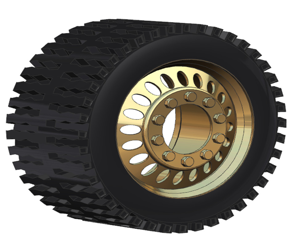 truck wheel 3D Model