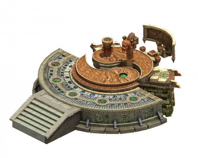 Taoism – altar 3D Model