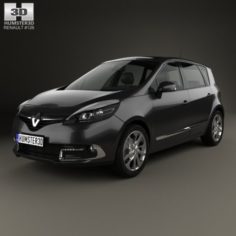Renault Scenic MPV 2013 3D Model