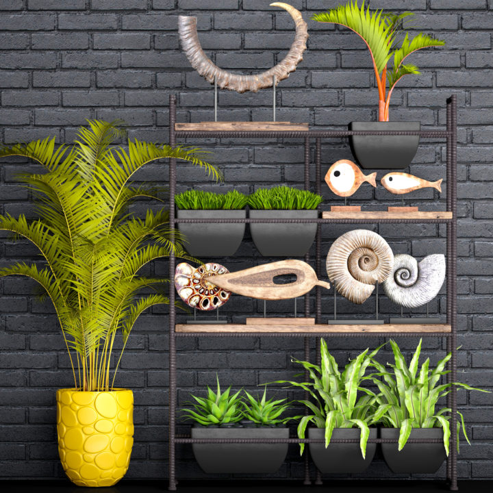 3D Decorative set 3D Model