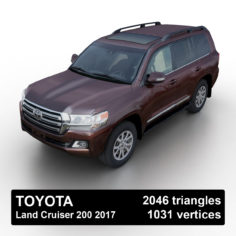 Toyota Land Cruiser 200 2015 model 3D Model