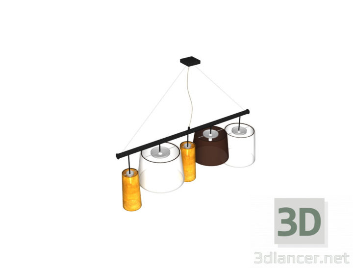 3D-Model 
5 lamp shades