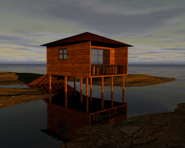 Beach Cottage 3D Model