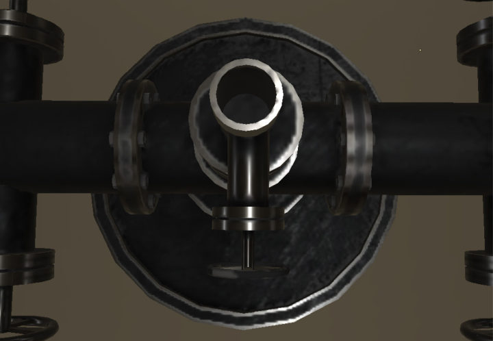 Industrial Pipes 3D Model