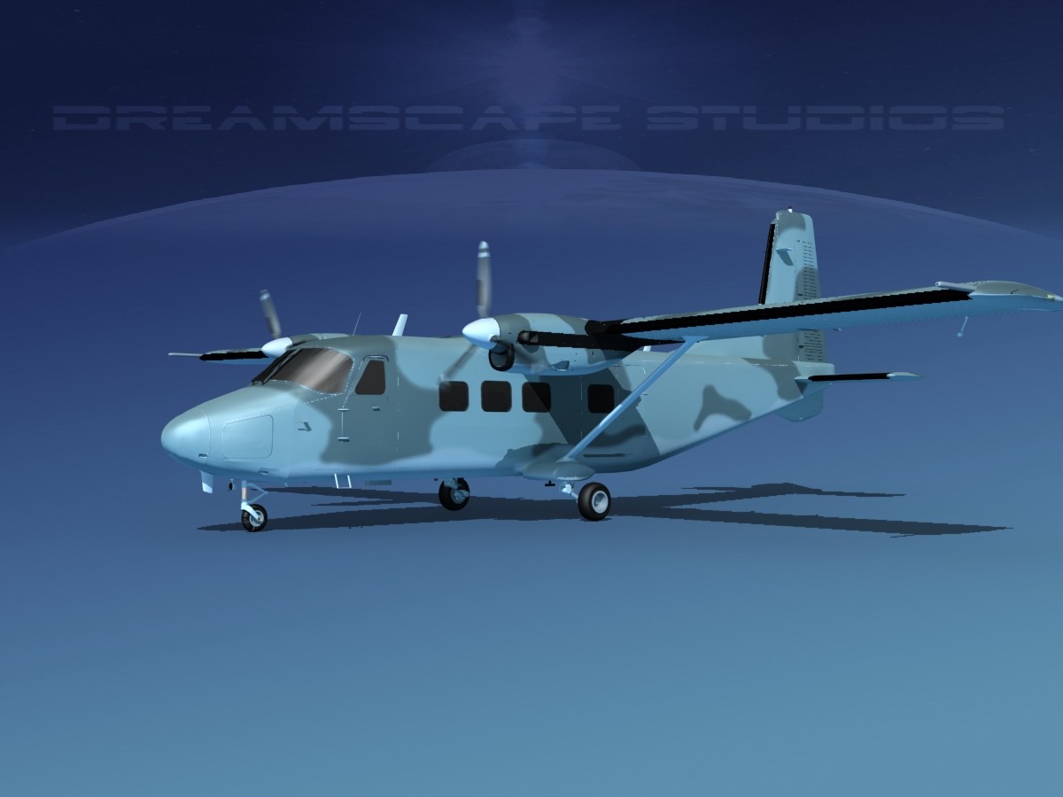 Harbin Y-12 II Military 1 3D model 3D Model