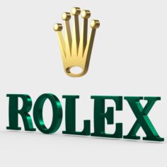 Rolex logo 3D Model