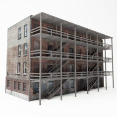 Old City Building II 3D Model