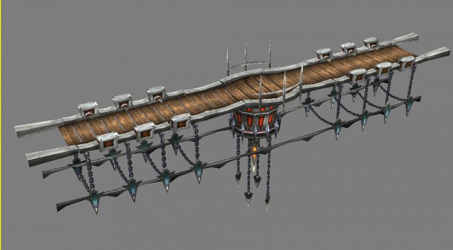 Game Model Arena – inferno cable Longbridge Area 2 3D Model