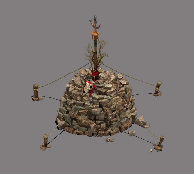 Prairie – altar 3D Model