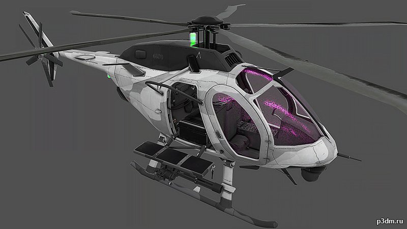 Recon Heli 3D Model
