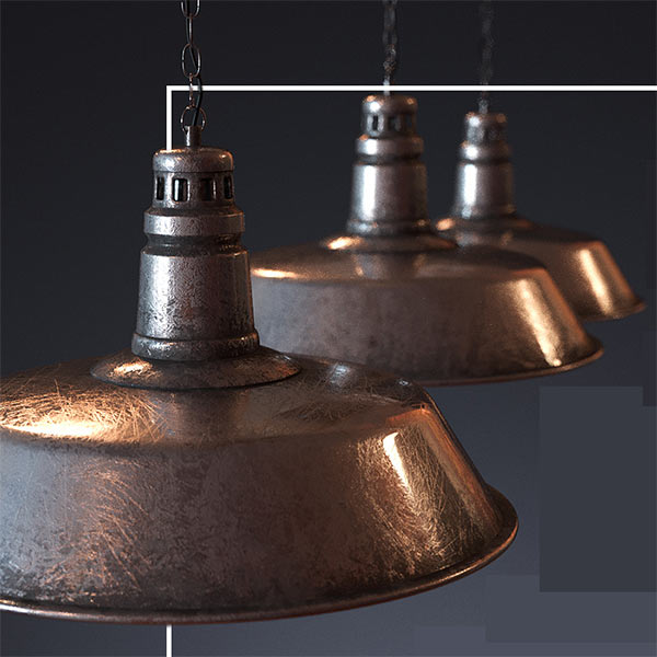 Lamp for the loft Free 3D Model