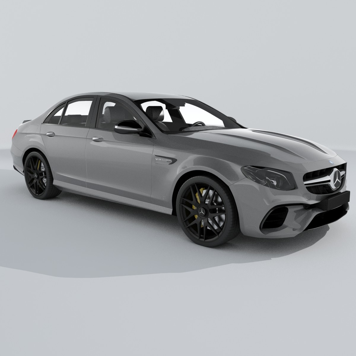 3D Mercedes-Benz E63 S AMG (2017) model 3D Model