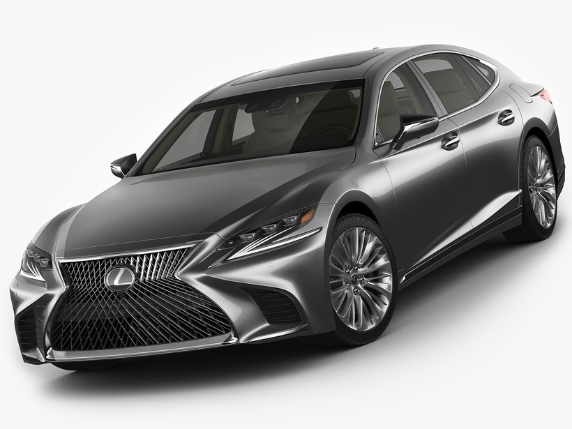 Lexus LS500 2018 3D Model