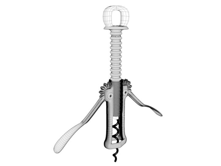 CorkScrew 3D Model