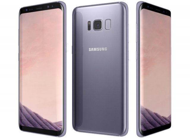 Samsung Galaxy S8 Orchid Gray 3D Model