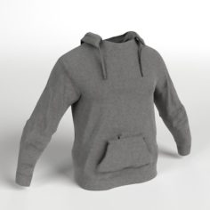 Hooded Sweater Sweatshirt 3D model 3D Model