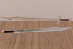 Falchion Sword model 3D Model