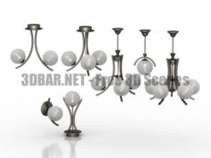 Lampex Perfekt  Chandeliers Collection 3D Collection
