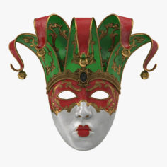 Carnival Mask v2 3D Model