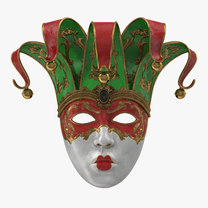 Carnival Mask v2 3D Model