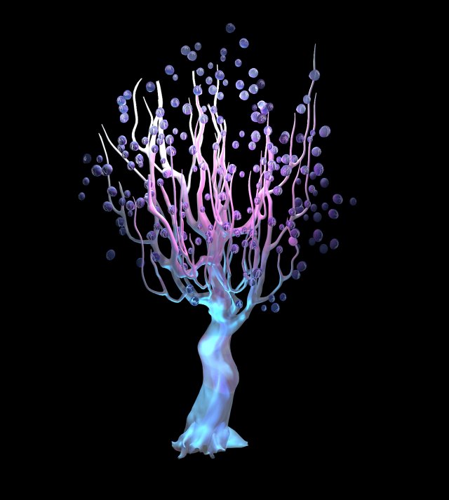 Ice and Snow – Strange Tree 3D Model