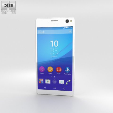 Sony Xperia C4 White 3D Model