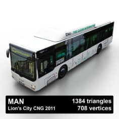 MAN Lion’s City CNG 2011 3D Model