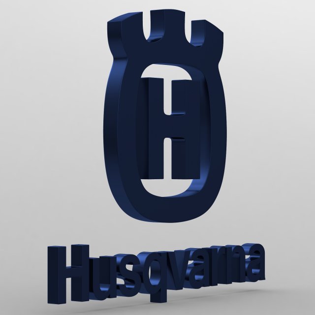 Husqvarna logo 3D Model