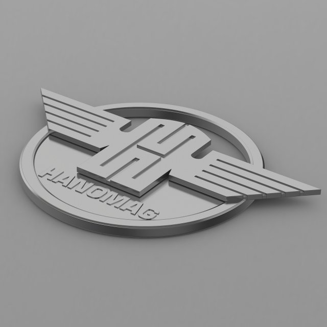 Hanomag logo 3D Model