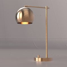 Globe Desk Lamp 3D Model