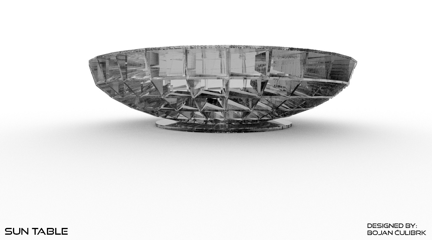 3D Sun Table model 3D Model