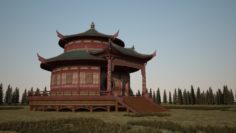 A 3D model of the ancient circular palace 3D Model