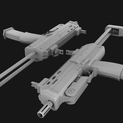 MP7-BlenderGE						 3D Print Model