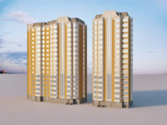 P44 TK Moscow Building 3D Model