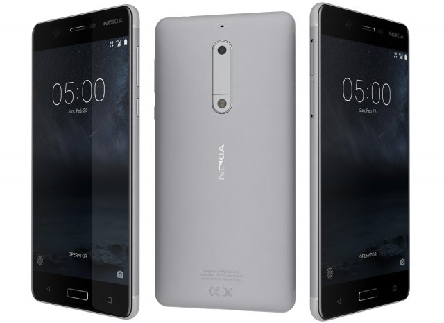 Nokia 5 Silver 3D Model