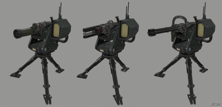 Killstreak Remote Turret 3D Model