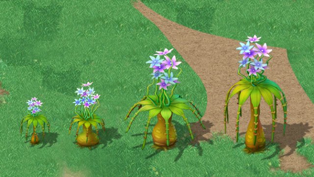 Cartoon version – braid flower 3D Model