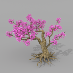 Peach blossom tree 2 3D Model