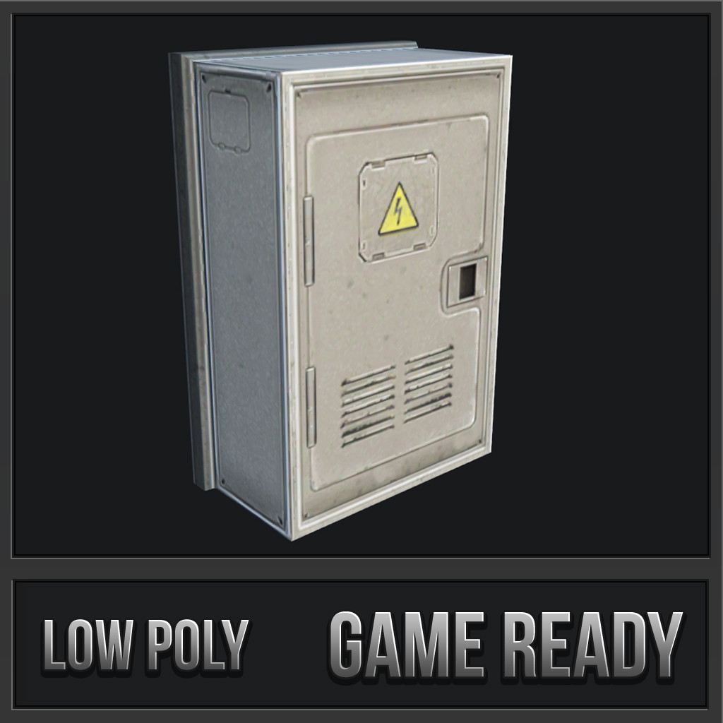 Small Utility Box 05 3D Model