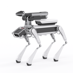 Boston dynamics dog robot 3d model vray 3D Model