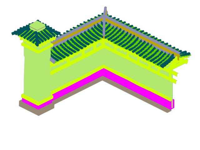 Building enclosure 01 3D Model