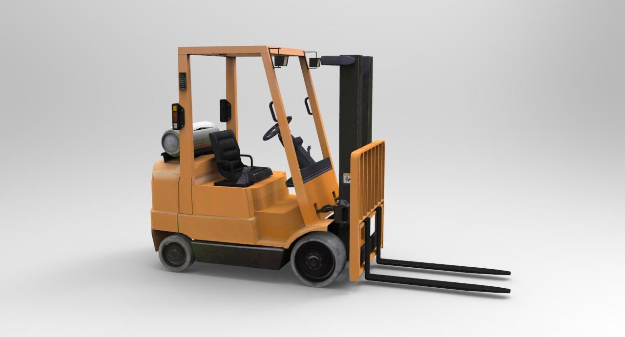 fork lift 3D 3D Model