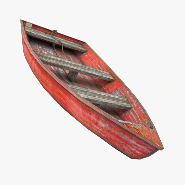 Rowboat 3D 3D Model