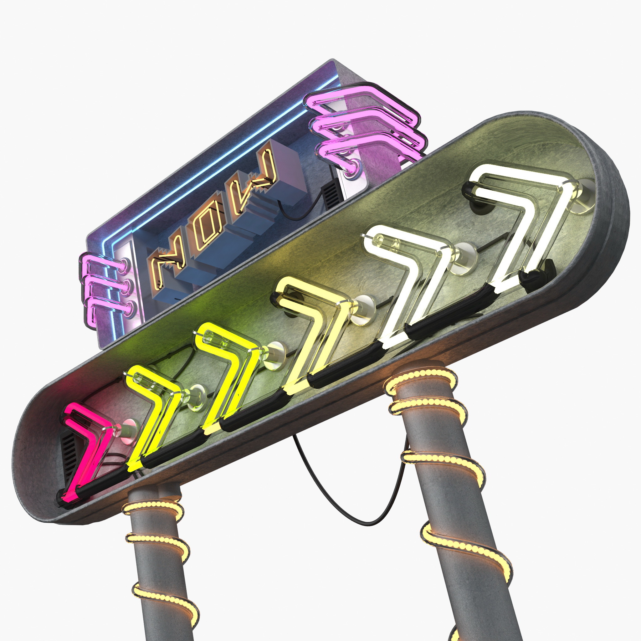 Neon Sign 3D Model