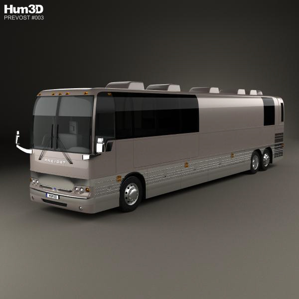 Prevost X3-45 Entertainer Bus 2011 3D Model