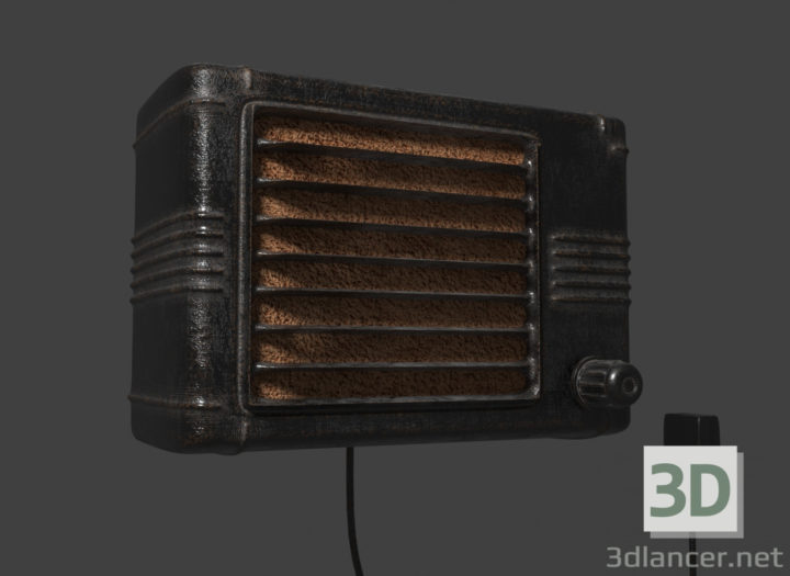 3D-Model 
Old radio