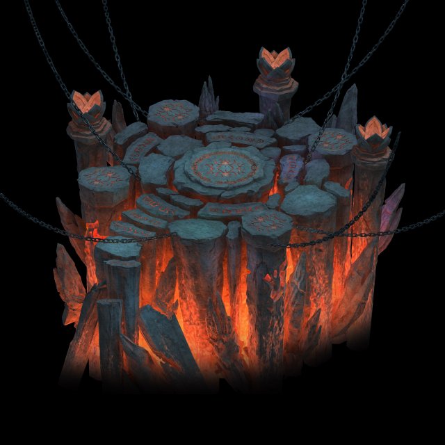 Magic territory – altar 3D Model