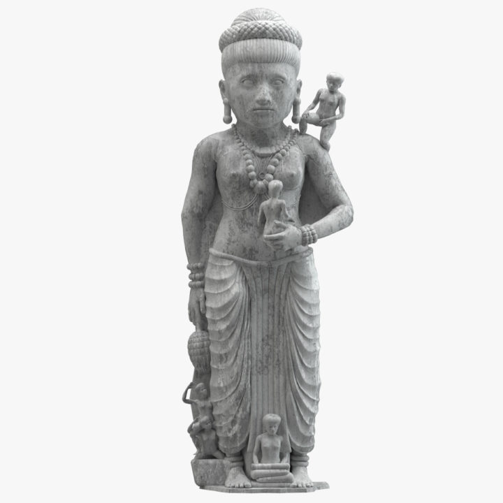 3D Statue ancient hariti 3D Model